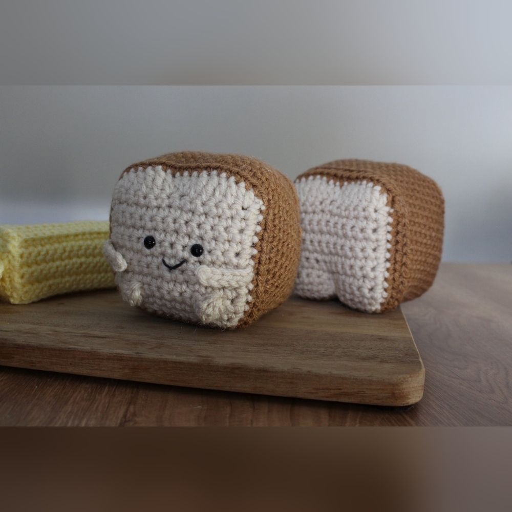 Handmade Cheeky Bread Loaf Plush